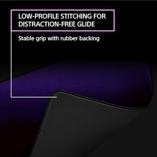 Image of Sony INZONE Mat-D Speed-Type Large Cloth Gaming Mousepad, 480x400mm, Low Friction, Non-Slip Rubber Base, Edge Stitched, 4mm Thickness, Developed with Fnatic | Low-Friction Speed-Type Cloth, 4 Mm Rubber Base, Edge-Stitched, Developed with Fnatic, Water-Repellent