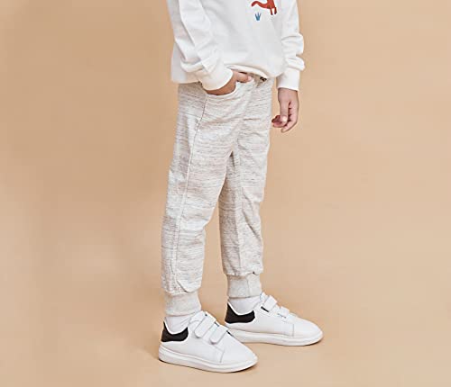 Image of Little Boys Jogger Pants Toddler Boys' Drawstring Elastic Waist Cotton Casual Sweatpants 1PC / 2 PCS Set