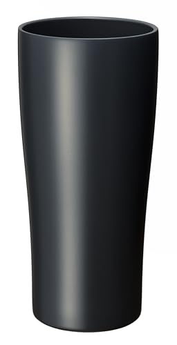 カクセー(Kakusee) タンブラー チャコール 450ml 真空二重構造 保温 保冷 スリムタイプ セラミックコート 洗いやすい セラコ CE-01C