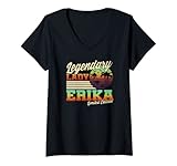 Photo Gallery donna erika nome i vintage & beach i personalizzato erika maglietta con collo a v Photo Gallery donna erika nome i vintage & beach i personalizzato erika maglietta con collo a v