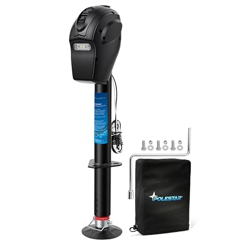 POLESTAR Electric Trailer Jack, 5000lbs Electric Power A-Frame Tongue Jack | with…