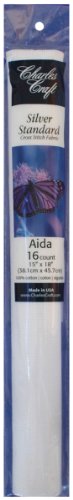 DMC Silver Label Aida 16 Count Soft Tube, Multi-Colour, 3.81 x 6.47 x 43.18 cm