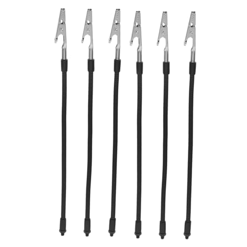 Cabilock 6pcs Adjustable Soldering Workbench Clips Magnifying Glass Holder for Electronics Repair Welding Fixing Clamp