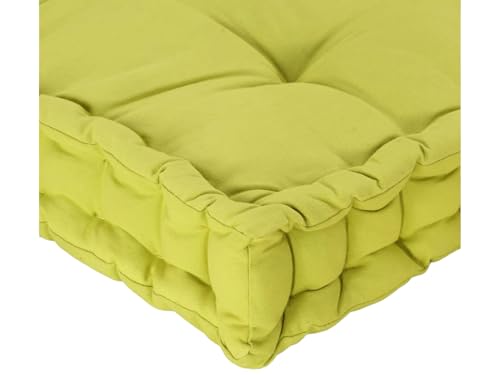 Image of ATOOTFUSION Cotton Box Mattress, 5-Inch Thick, Soft Foldable Floor Mattress Medium Firm, Single Bed Size 72x30X5 Inches (Light Green)