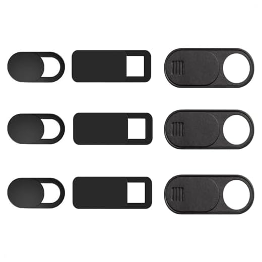 JOS California 9 Pack(3 Large + 3 Medium + 3 Small) 0.03 inch Ultra Thin Webcam Cover Slide Camera Blocker Protect Your Privacy Security for MacBook Air, Laptop, iPad, iMac, PC, iPhone