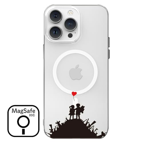 ONLYOU iPhone13 mini P[X ؍ magsafe P[X magsafeΉ P[X }OZ[t P[X A[g oNV[ Banksy S~ȐN NA  Jo[ fB[X Y ACtH13~jP[X(iPho