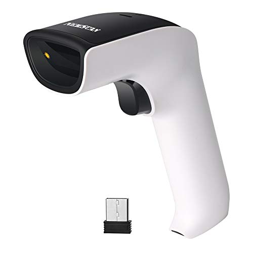 Newscan Barcode Scanner Wireless 2-in-1 Handheld Scanners Rechargeable 1D Bar Code Reader