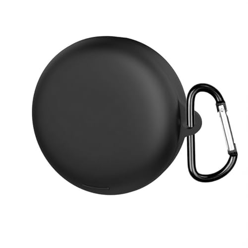 ANYOI �Ή� Anker Soundcore sleep A30 �P�[�X �t��V���R���f�� �y�� �L�Y�h�~ �X���� �ϏՌ� �h�o �����h�~ �_�炩�� LED�� ���C�����X�[�d�Ή� �J���r�i�t��(�u���b�N)