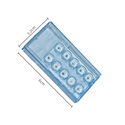 Angelkiss Zahn Edelstein 10pcs 2mm Zahn Zahn Kristall Ornamente Zähne Schmuck Dekoration Nagel Schmuck（Weiß 2 Kartons）