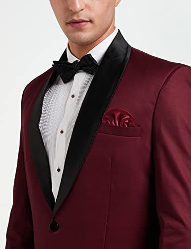 Image of FAVOROSKI Men's Slim Fit Tuxedo Suit Blazer