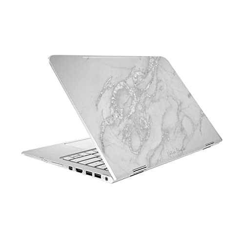 Autocollant HP Spectre Pro X360 G2 skin vinyle marbre argent PC portable