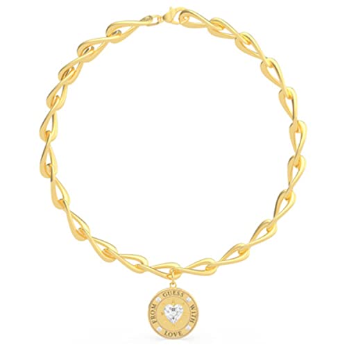 Collier GUESS avec Amour UBN70006 l'excellence du métal travaillé au design pur