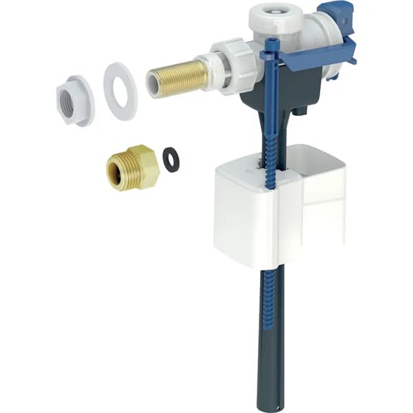 Geberit robinet flotteur Type 333 m. raccord latéral 3/8 et 1/2 raccord est en laiton