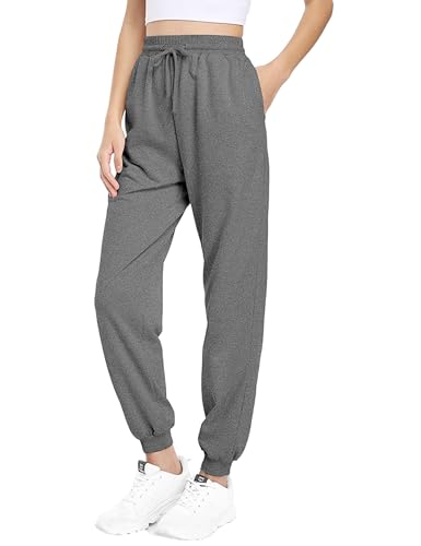Kiench Teens Girls Joggers Pants Cinch Bottom Sweatpants with Pockets Drawstring - Main Image