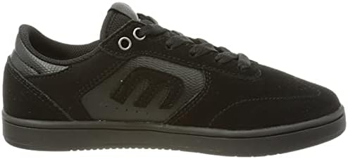Etnies Kids Windrow Low Top Skate Shoe, Black/Black/Gum, 10 US Unisex Big | Image 5