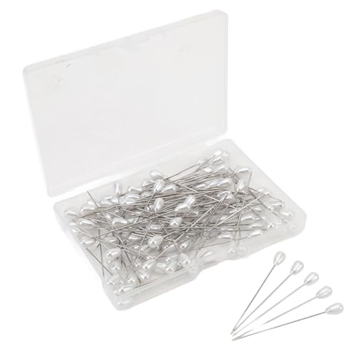 Recopilación de Sujetadores de ramilletes - solo los mejores. 43 Ymiko 100 Alfileres de Ramillete de Boda, Sujetadores de Ramo Rectos para Posicionamiento de Vestidos, Soportes de Boutonniere para Vestidos de Novia y Atuendo Formal