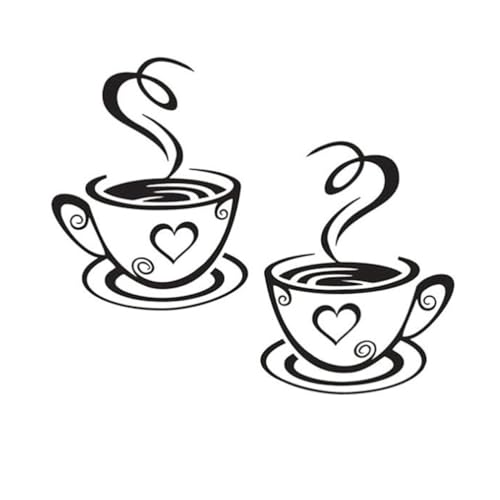 Coffee Cup Wall Stickers Self-Adhesive Cafe Wall Stickers for Kitchen Restaurant Bar Decoration Coffee Cup Wall Stickers Self-Adhesive Cafe Wall Stickers for Kitchen Restaurant Bar Decoration
