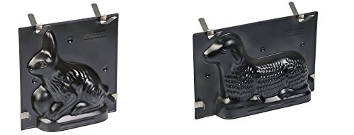 Kaiser Oster Backformen 2er Set Hase Lamm Antihaftbeschichtung (2-TLG....