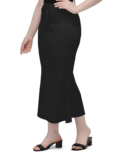 Image of Stretchable Saree Shapewear Petticoat for Women,Skirts for Women,Smooth Curve 4-Way Stretch Fish Cut Peticote Innerwear,Shape Wear Dress for Saree
