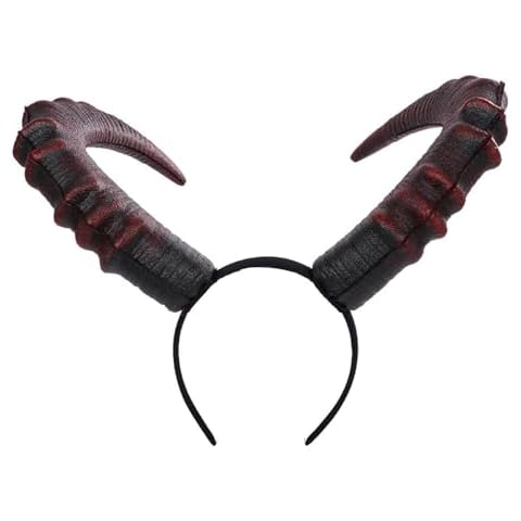 Anbaby Devil Bullhorn Headwear Daemon Headpieces for Halloween Costumes Cover