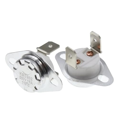 Termostato KSD302 16A 250V normalmente cerrado de 70 °C interruptor de temperatura cerámico
