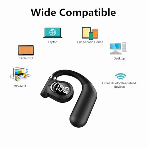 Auricular Bluetooth monoaural con micrófono y cancelación de ruido miniatura 3