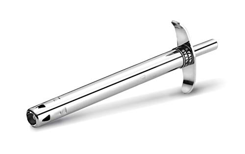 RITU Stainless Steel Gas Lighter with Free Knife | Kitchen Gas Lighter with Flame Control & Durable Lighter | Extra Sharp Stainless Steel Blades | Stylish Gas Lighter for Home Use | 2 Years Warranty