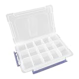 Boîte de rangement pour accessoires : matériau plastique de et résistant à l'usure, transparent, organisateur à grille en plastique