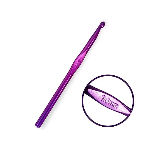 Image of ADW CRAFT'S Crochet Needle Single Size(12 Size Available)|12 Pcs Crochet Needle Set||Aluminum Multicolor Crochet Hooks Needle|Crochet Needle|Crochet Needle Set | Crochet Needle Kit (7 mm / Single Pcs(Pack of 1))