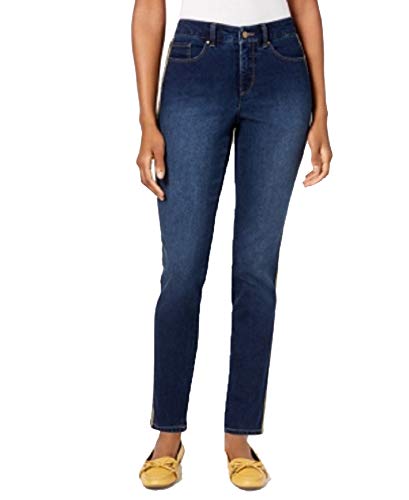 Charter Club Side-Stripe Skinny Ankle Jeans (Atlantic...