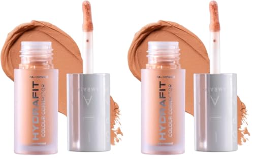 Image of SIMPLYNAM Hydrafit - Full Coverage Color Corrector | Neutralizes Dark Circles, Pigmentation, Redness & Acne Scars | Lightweight, Buildable, Crease-Resistant Formula with Hyaluronic Acid, Rosehip & Marula Oil | Brick