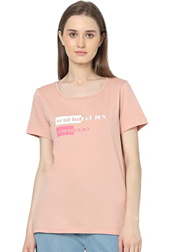 Image of VERO MODA Women's Cotton Regular Fit T-Shirt