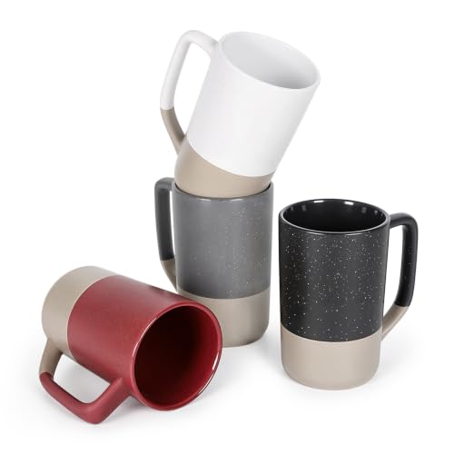 SHOWFULL 16 OZ Large Coffee Mugs Set of 4