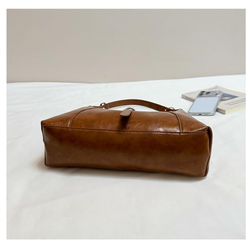 Sac femme sac à main la mode marron format boulette pour un look tendance - 4