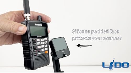 Image of Lido Radio Scanner Mount, Universal Cup Holder Mount Compatible with Police Scanner BC75XLT BC125AT SR30C BCD325P2