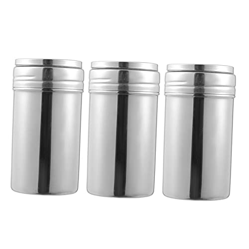 MOLUCKFU 3pcs Multi-purpose Condiment Container Kitchen Spice Storage Bottle Seasoning Jar Toothpick Box Space-saving Stylish and Easy to Carry