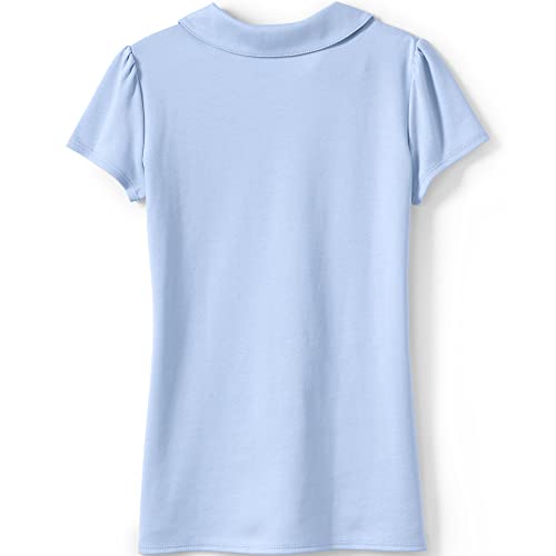 Image of Lands' End Girls Short Sleeve Peter Pan Collar Polo Shirt