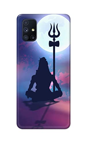 Image of Printed Hard Back Cover Case for Samsung Galaxy M51 Back Cover (Lord Shiva) -702
