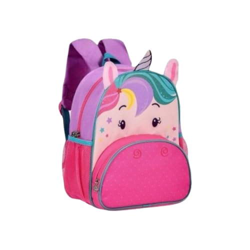 Mochila Costa Escolar Infantil Unicórnio 13'-Clio Style 2025 - Lilás