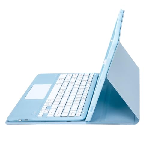 Funda con teclado Samsung Galaxy Tab S9+ 12.4 2023, carcasa de cuero QWERTY con touchpad 5