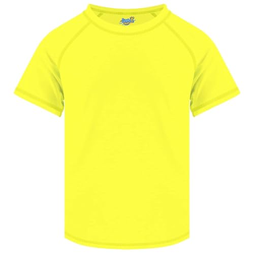 Image of Semois Boys Rash Guard Swim Shirt Short Sleeve Swimwear Toddler Kids Youth Rashguard Water Shirt UPF+ 50 Quick Dry Shirt