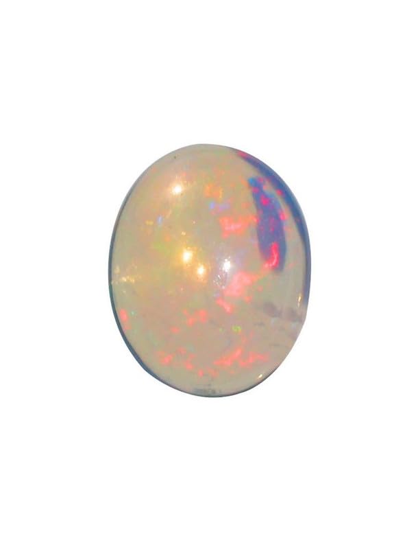 Opale éthiopienne originale naturelle 2,12 Cts, pierre ovale feu charnu 10,9mm