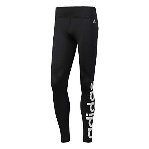 adidas Full-Length Fabric Mix Tights (X-Large, Black/White)