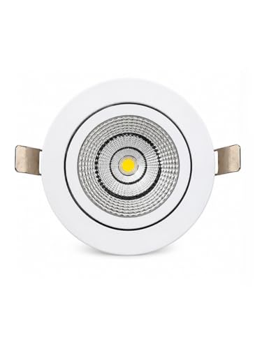 Image of KUSUM 30 Watt White Reflector Concealed LED Ceiling COB Round Spot Light with Focused Beam | Neutral White, Pack of 1 (4000K) | Energy Efficient LED Ceiling Light for Home and Office