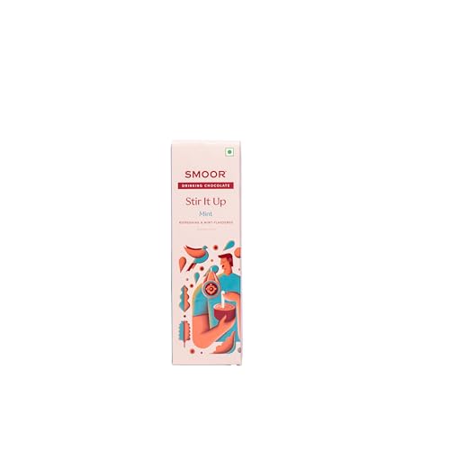 Image of SMOOR Stir-it-Up Mint Hot Chocolate Pack of 3 Cubes | DIY dissolvable hot chocolate on a stick | Perfect For Snacking, Birthday, Anniversary, Gifting | 90g (Pack Of 3)