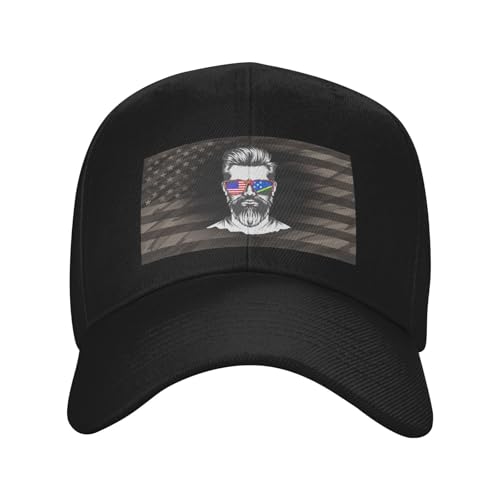 Solomon Islander American Half Flag Boy USA Solomon Islands Classic Duckbill Caps for Stylish Sun Protection Black