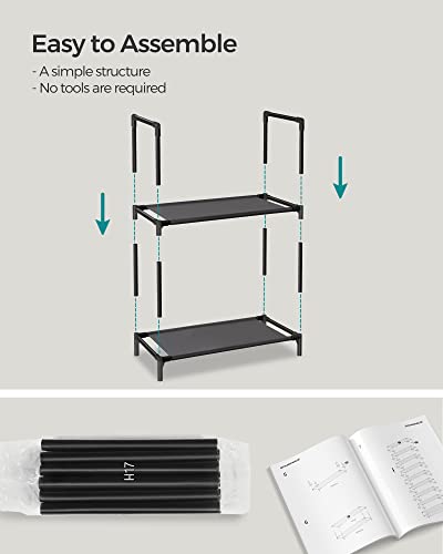 SONGMICS-Shoe-Rack-10-Tier-Shoe-Shelf-Shoe-Storage-Organizer-Space-Saving-11-x-177-x-681-Inches-Metal-Frame-Non-Woven-Fabric-Shelves-for-Entryway-Bedroom-Black-ULSH010B02