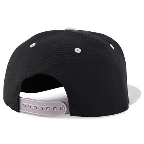 Image of Trendy Apparel Shop Infant to Youth Plain Structured Flatbill Snapback Cap