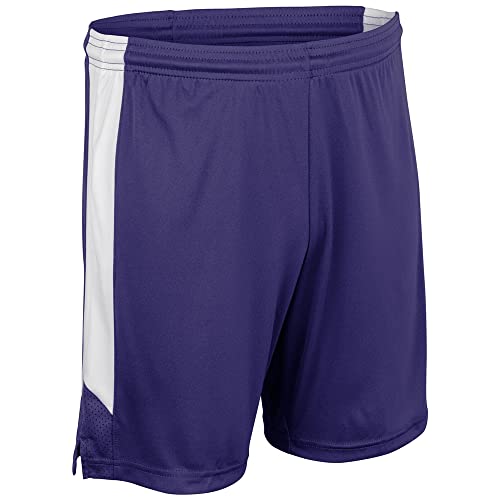 Dagger Basketball Shorts, Youth X-Large, Purple, White by CHAMPRO - Image 2