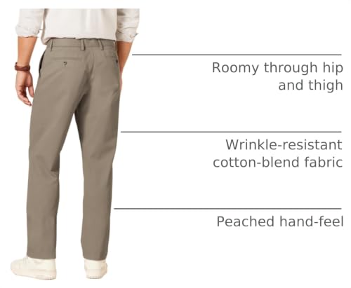 Image of Amazon Essentials Men's Classic-Fit Wrinkle-Resistant Flat-Front Stretch Chino Pant